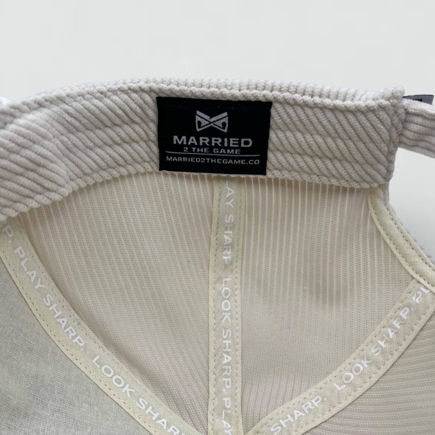 The M2TG™ Ivory Corduroy Hat
