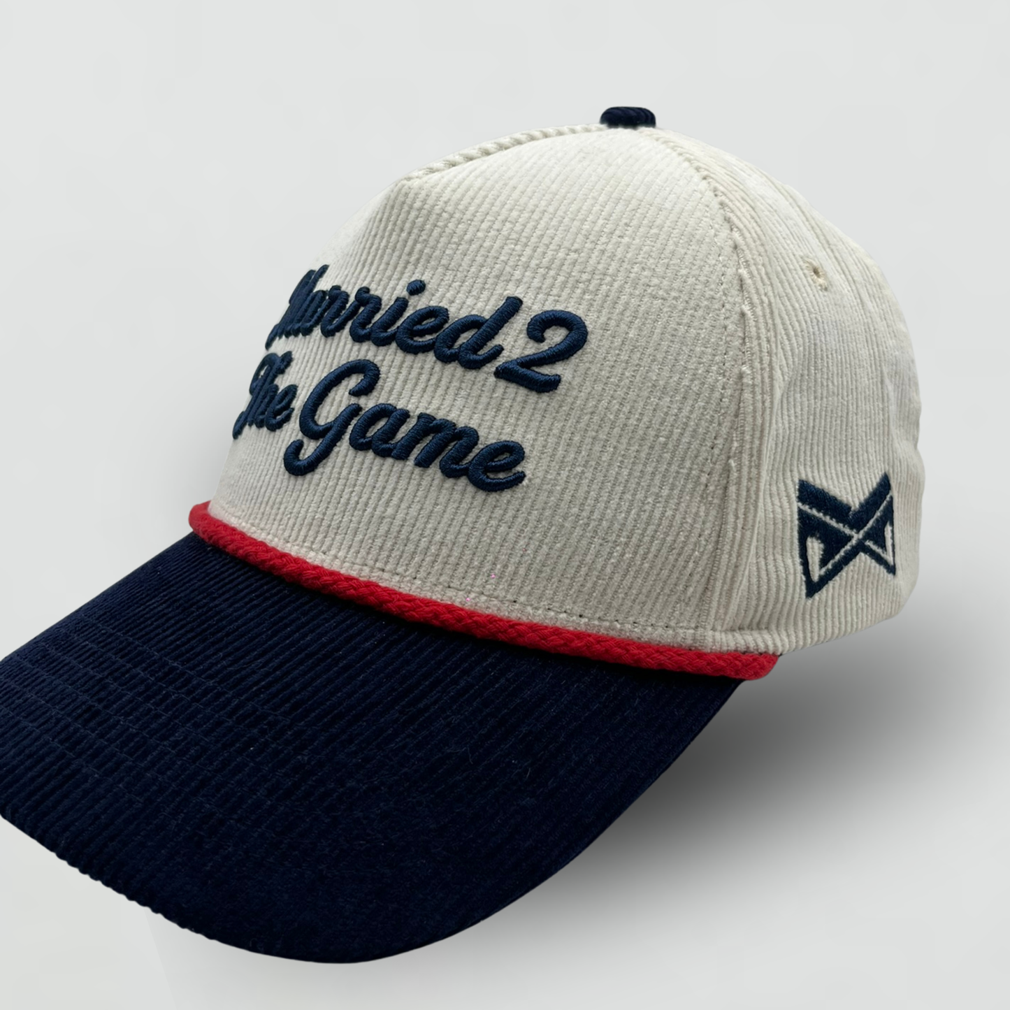 The M2TG™ Red, White & Ivory Corduroy Hat