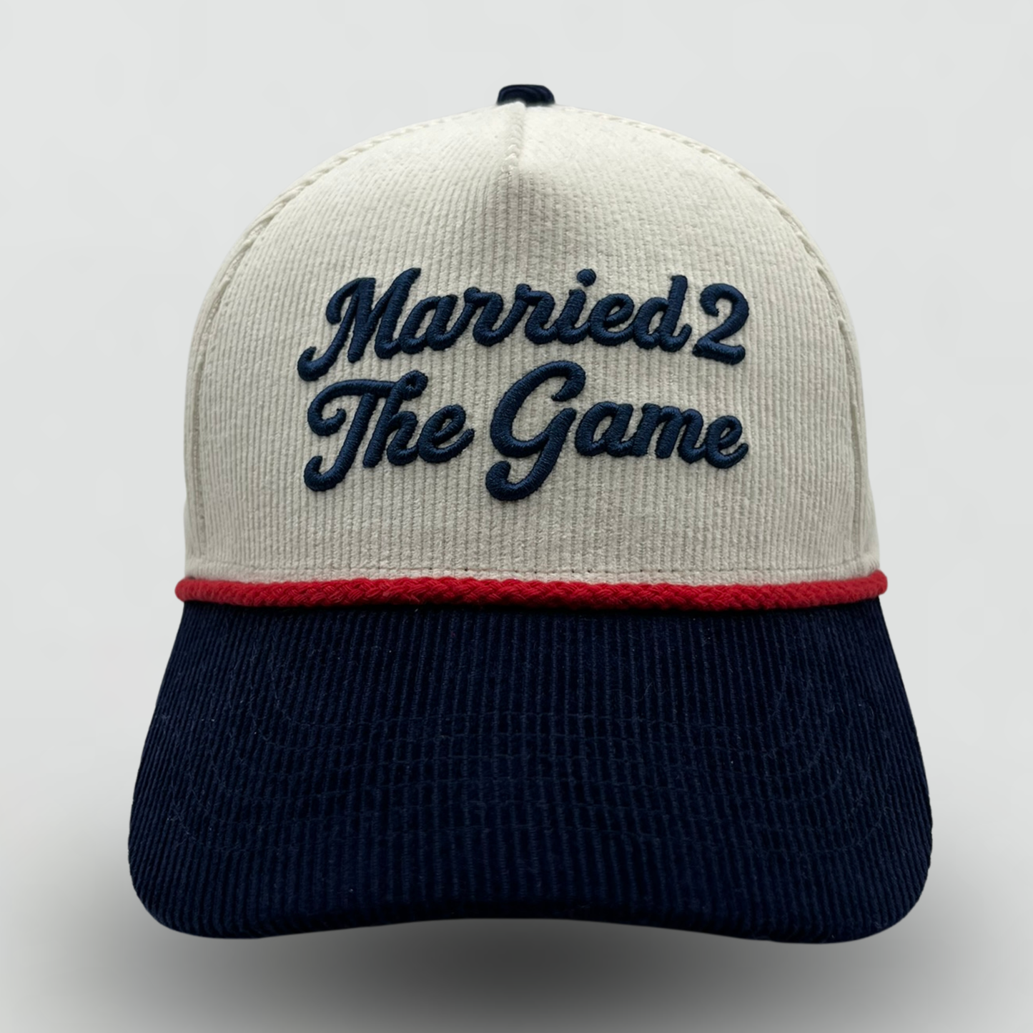 The M2TG™ Red, White & Ivory Corduroy Hat