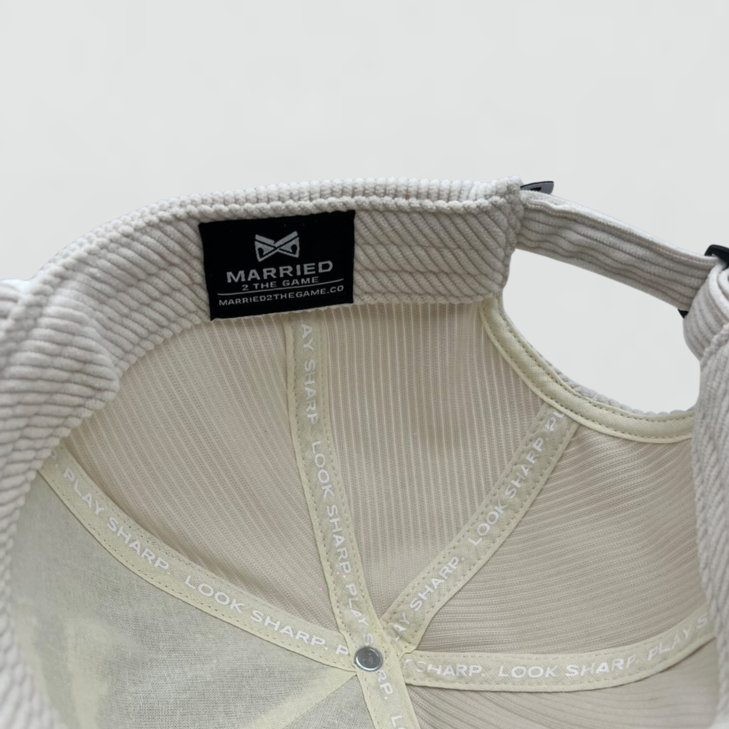 The M2TG™ Ivory Corduroy Hat